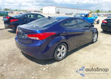 2013 Hyundai Elantra Gls from USA, damaged, VIN 5NPDH4AE3DH328095